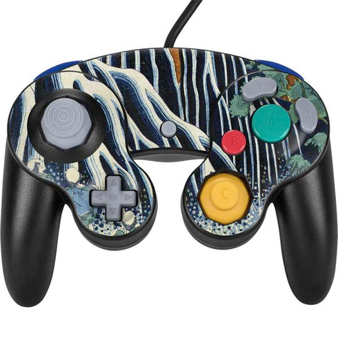 Hiroshige Kirifuri Falls in Kurokawa Mountain Nintendo GameCube Controller Skin