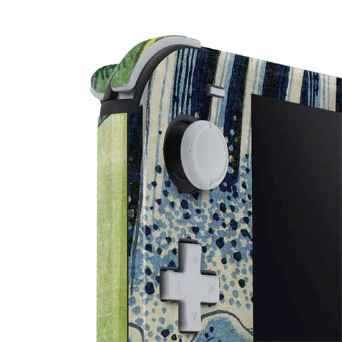 Kirifuri Falls in Kurokawa Mountain by Hokusai Nintendo Switch Lite Skin