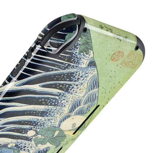 Kirifuri Falls in Kurokawa Mountain by Hokusai Nintendo Switch Lite Skin