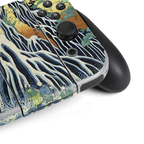 Hiroshige Kirifuri Falls in Kurokawa Mountain Nintendo Switch OLED (2021) Skin