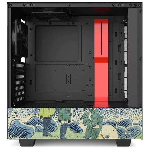 Hiroshige Kirifuri Falls in Kurokawa Mountain NZXT H510 Compact ATX Mid-Tower Case Skin