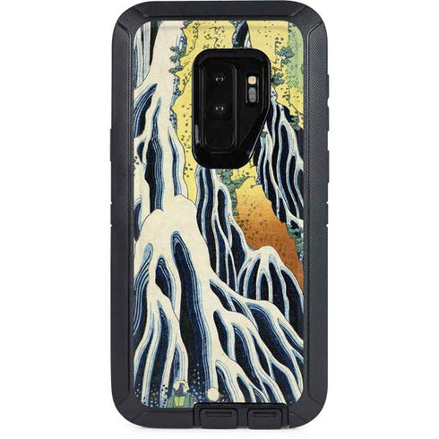Hiroshige Kirifuri Falls in Kurokawa Mountain Otterbox Defender Galaxy Skin