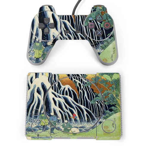 Hiroshige Kirifuri Falls in Kurokawa Mountain PlayStation Classic Bundle Skin