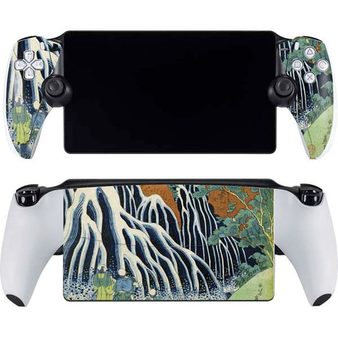 Kirifuri Falls in Kurokawa Mountain by Hokusai PlayStation Portal Remote Player Skin