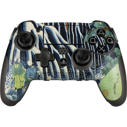 Hiroshige Kirifuri Falls in Kurokawa Mountain PlayStation Scuf Vantage 2 Controller Skin
