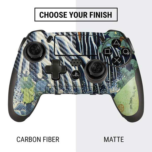 Hiroshige Kirifuri Falls in Kurokawa Mountain PlayStation Scuf Vantage 2 Controller Skin