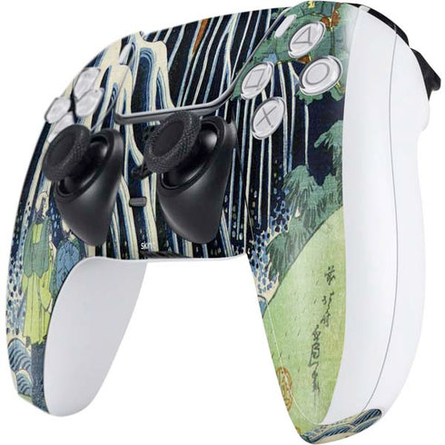 Hiroshige Kirifuri Falls in Kurokawa Mountain PS5 Controller Skin