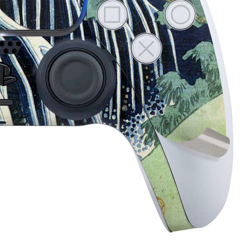 Hiroshige Kirifuri Falls in Kurokawa Mountain PS5 Controller Skin