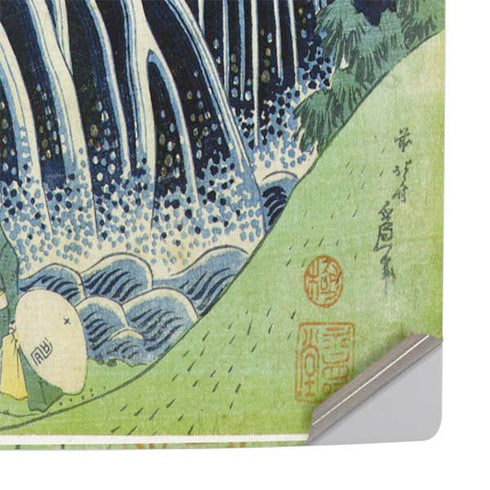 Kirifuri Falls in Kurokawa Mountain by Hokusai PS5 Slim Disk Console Skin