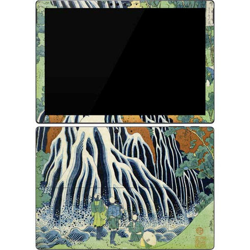 Hiroshige Kirifuri Falls in Kurokawa Mountain Surface Pro 7 Skin