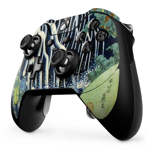 Hiroshige Kirifuri Falls in Kurokawa Mountain Xbox One Elite Controller Skin