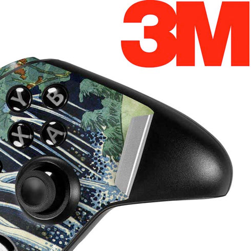 Hiroshige Kirifuri Falls in Kurokawa Mountain Xbox One Elite Controller Skin