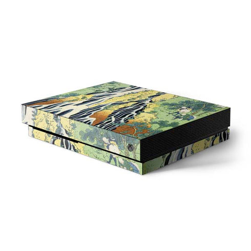 Hiroshige Kirifuri Falls in Kurokawa Mountain Xbox One X Console Skin