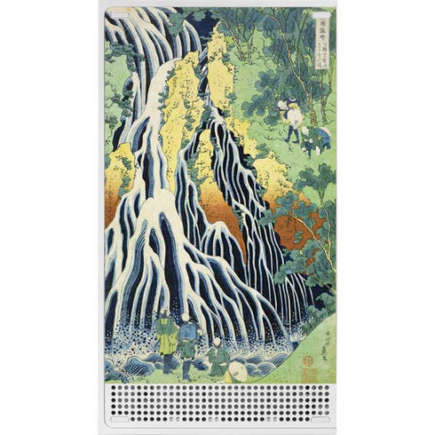 Hiroshige Kirifuri Falls in Kurokawa Mountain Xbox Series S Console Skin