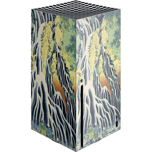 Hiroshige Kirifuri Falls in Kurokawa Mountain Xbox Series X Console Skin