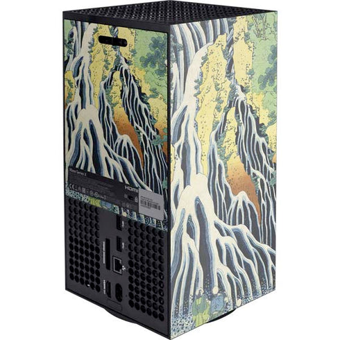 Hiroshige Kirifuri Falls in Kurokawa Mountain Xbox Series X Console Skin