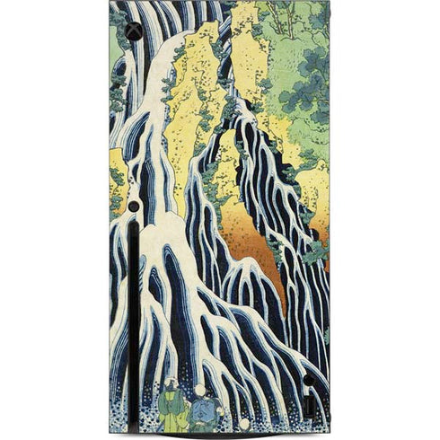 Hiroshige Kirifuri Falls in Kurokawa Mountain Xbox Series X Console Skin