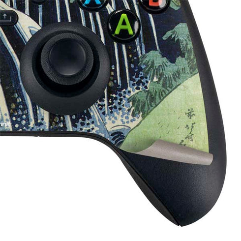 Hiroshige Kirifuri Falls in Kurokawa Mountain Xbox Series X Controller Skin