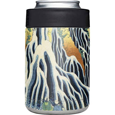 Kirifuri Falls in Kurokawa Mountain by Hokusai Yeti Colster Can Insulator Skin