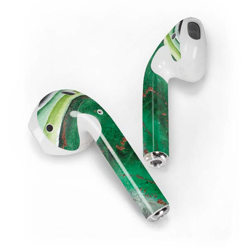 Kiwi Watercolor Geode Apple AirPods 2 Skin