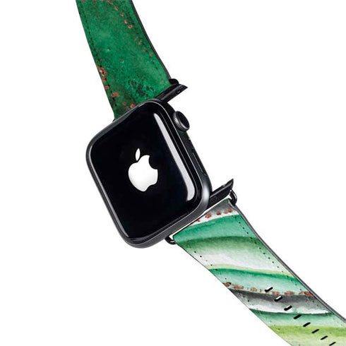 Kiwi Watercolor Geode Apple Watch Band 38-40mm