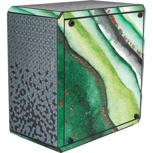 Kiwi Watercolor Geode Cooler Master MasterBox Q300L Mini Tower Skin