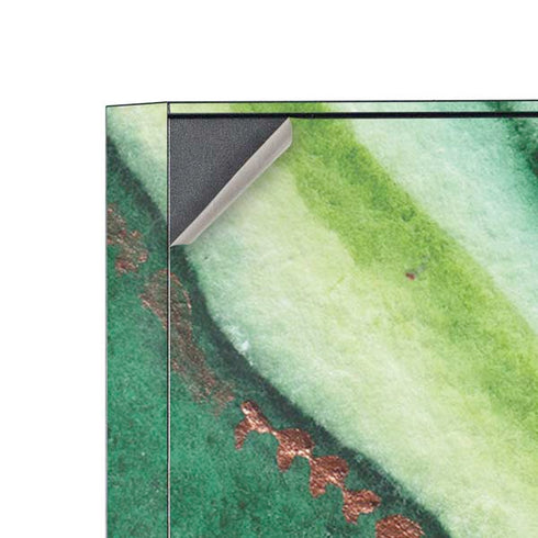 Kiwi Watercolor Geode Corsair 4000D Tempered Glass Mid-Tower ATX Case Skin