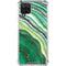 Kiwi Watercolor Geode Galaxy A12 Clear Case