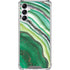 Kiwi Watercolor Geode Galaxy A14 5G Clear Case