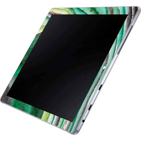 Kiwi Watercolor Geode Galaxy Book 12in Skin
