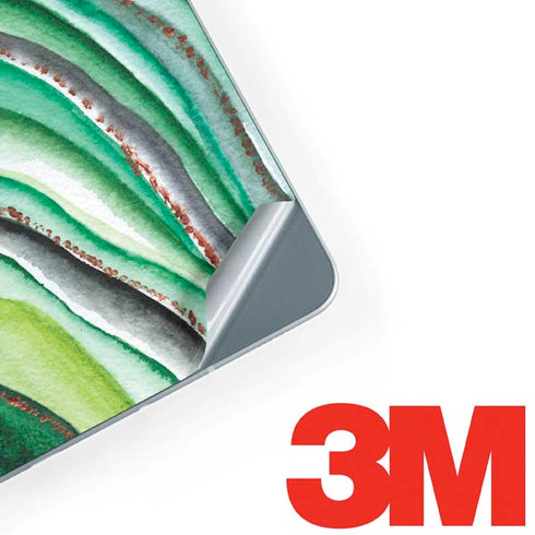 Kiwi Watercolor Geode Galaxy Book 12in Skin