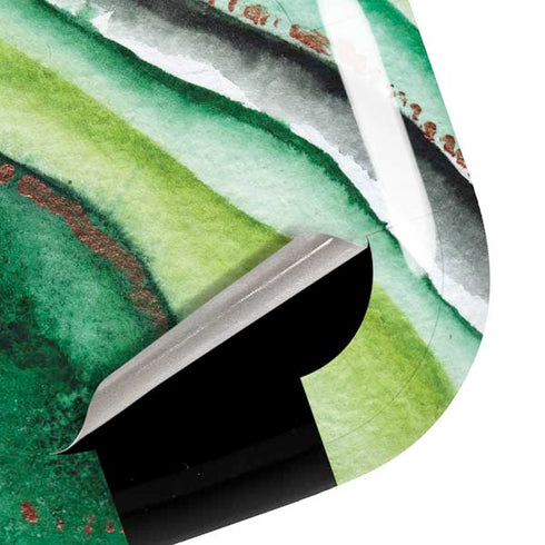 Kiwi Watercolor Geode Galaxy Buds Pro Skin