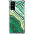 Kiwi Watercolor Geode Galaxy S20 FE Clear Case