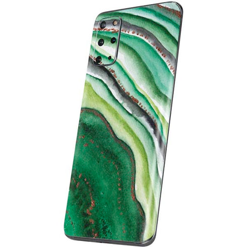 Kiwi Watercolor Geode Galaxy S20 Plus Skin