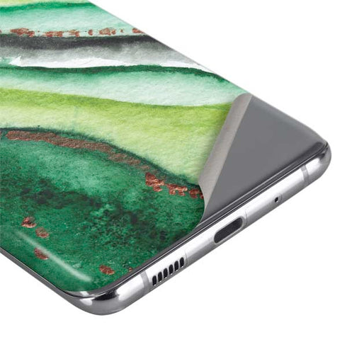 Kiwi Watercolor Geode Galaxy S20 Ultra 5G Skin