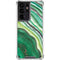 Kiwi Watercolor Geode Galaxy S21 Ultra 5G Clear Case
