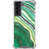 Kiwi Watercolor Geode Galaxy S22 Clear Case