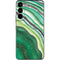 Kiwi Watercolor Geode Galaxy S22 Skin