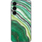 Kiwi Watercolor Geode Galaxy S23 Skin