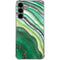 Kiwi Watercolor Geode Galaxy S24 Plus Clear Case