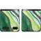 Kiwi Watercolor Geode Galaxy Z Flip Skin