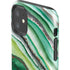 Kiwi Watercolor Geode iPhone 11 Impact Case