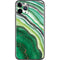 Kiwi Watercolor Geode iPhone 11 Pro Skin