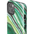 Kiwi Watercolor Geode iPhone 14 Plus Impact Case