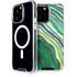 Kiwi Watercolor Geode iPhone 15 Pro Max MagSafe Case