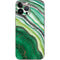 Kiwi Watercolor Geode iPhone 14 Pro Max Skin