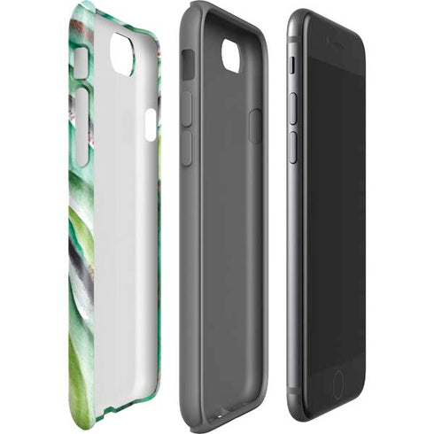 Kiwi Watercolor Geode iPhone SE (2nd & 3rd Gen) Pro Case