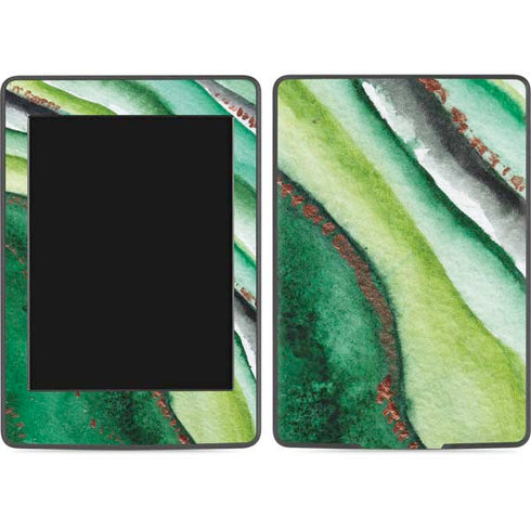 Kiwi Watercolor Geode Amazon Kindle Skin