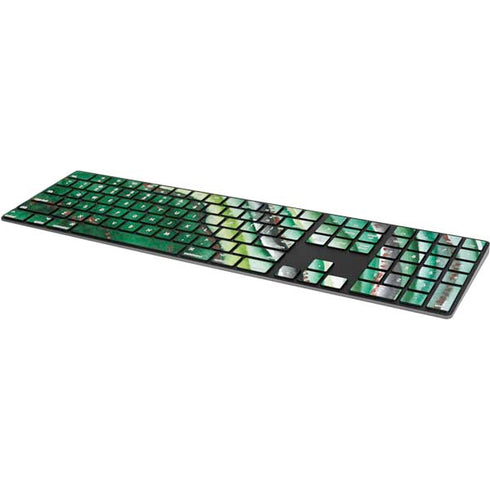 Kiwi Watercolor Geode Magic Keyboard with Numeric Keypad Skin