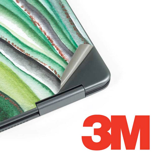 Kiwi Watercolor Geode Notebook 9 Pro 13in (2017) Skin